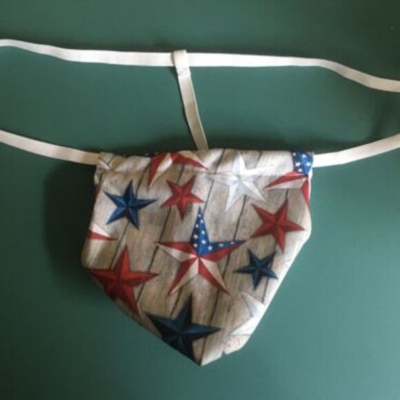 Mens USA American Flag STAR Patriotic 4th of July String Thong Male Underwear - Picture 1 of 1